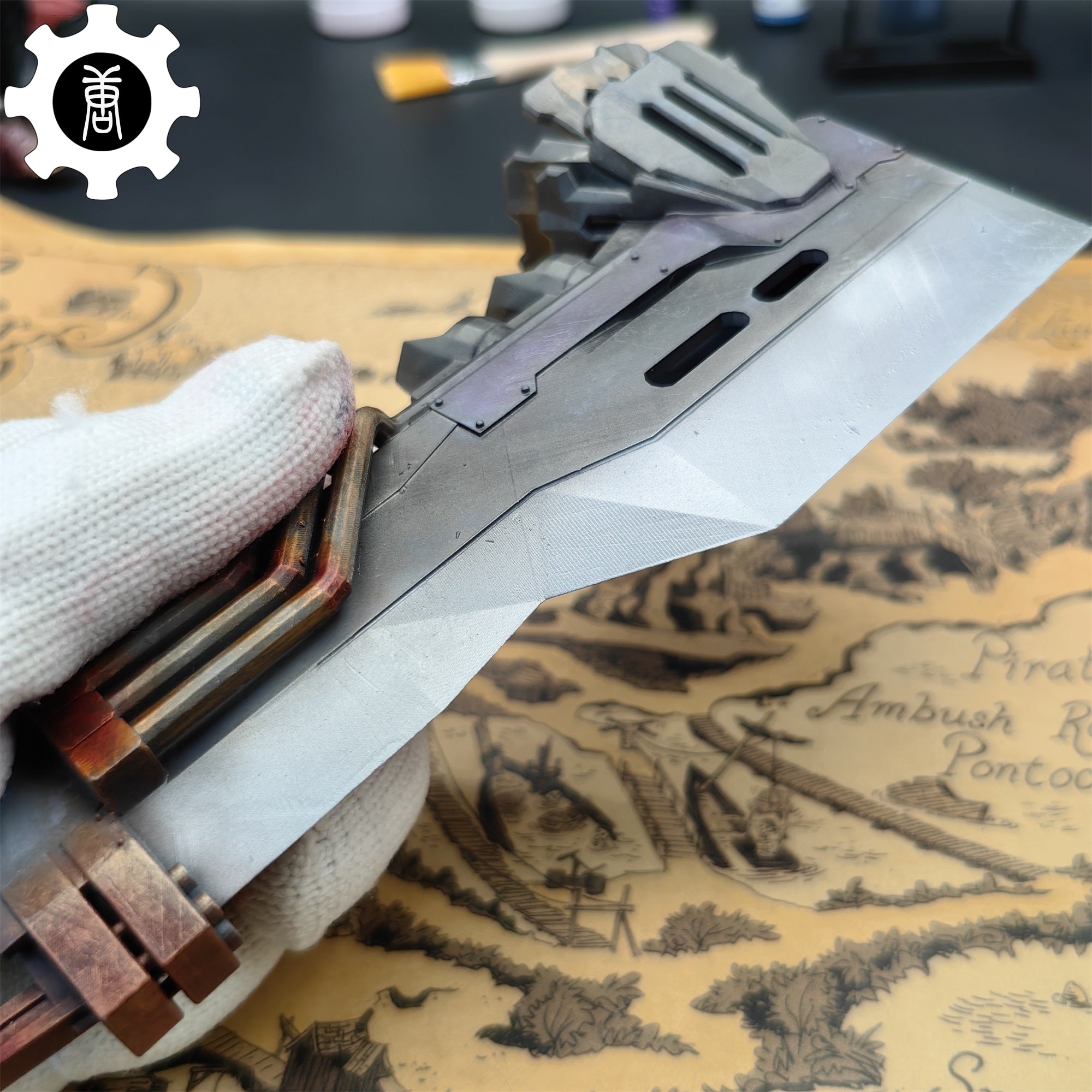 3D Printed 1: 6 Scale Wyvern Ignition Sword Impact Replica - Tophatter Daily Deals