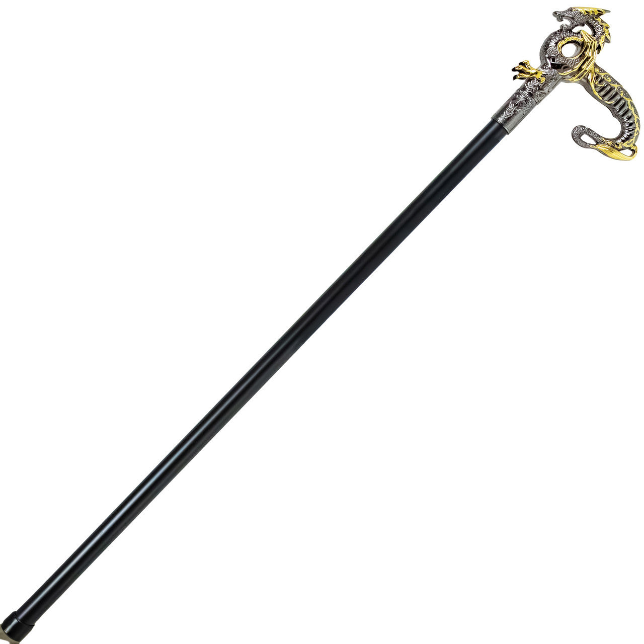 Wyvern of Wisdom Ornate Dragon Hidden Blade Sword Cane Cane - Tophatter Daily Deals