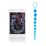 X-10 Blue Graduated Anal Beads with 10 Pliable Jelly Balls and Easy Retrieval Loop > Anal Range > Anal Beads - Tophatter Daily Deals