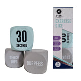 Exercise Dice UK - 3 Cubes Exercise Dice Full Body Home Gym Workout Exercise & Fitness - Tophatter Daily Deals