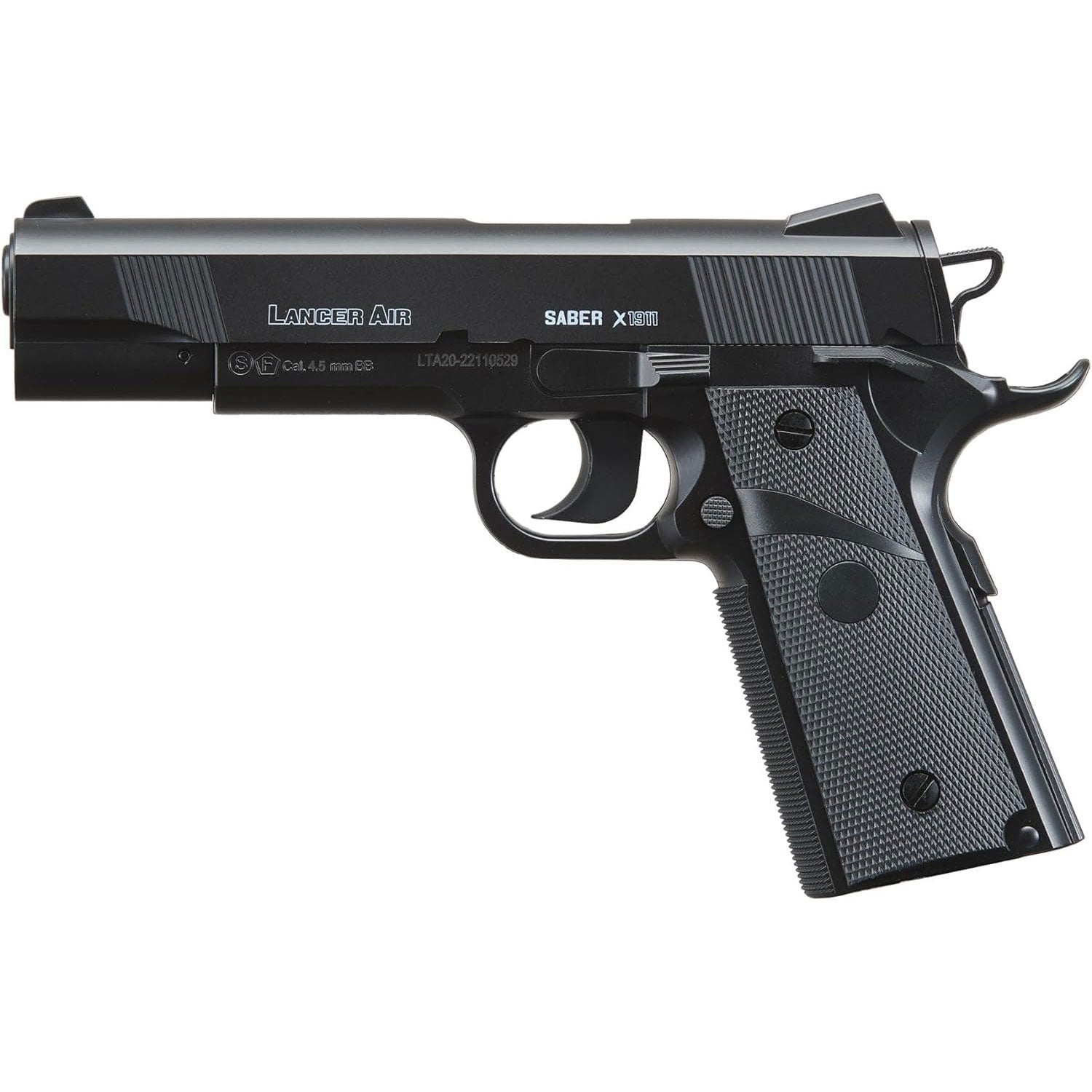 Saber X1911 .177 Cal. CO2 Powered BB Air Pistol 1911 Replica 480 FPS - TOPHATTER'S ARMORY DEALS Collectible Weapons - Tophatter Daily Deals
