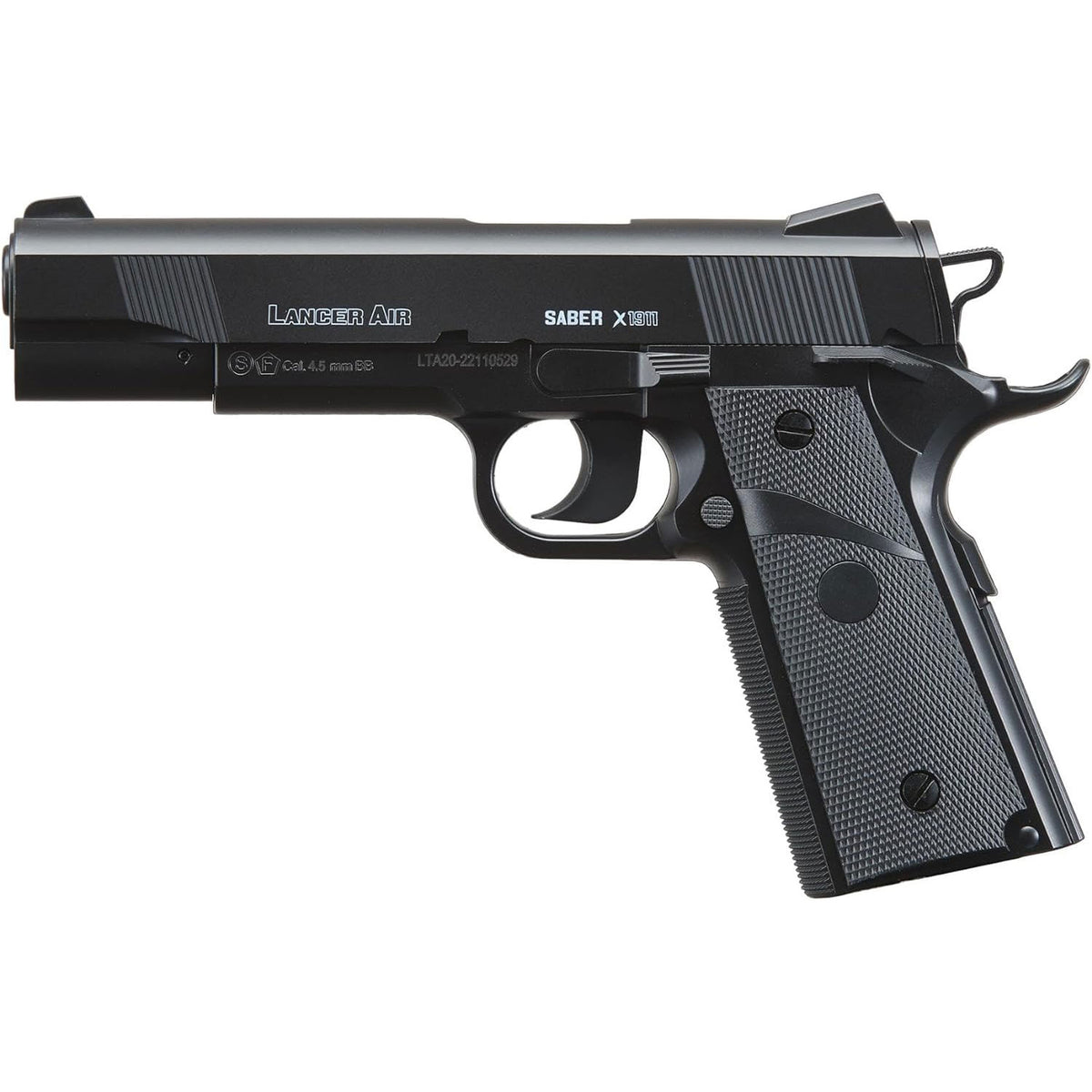 Saber X1911 .177 Cal. CO2 Powered BB Air Pistol 1911 Replica 480 FPS - Tophatter's Army Products & Self Defense Collectible Weapons - Tophatter Daily Deals