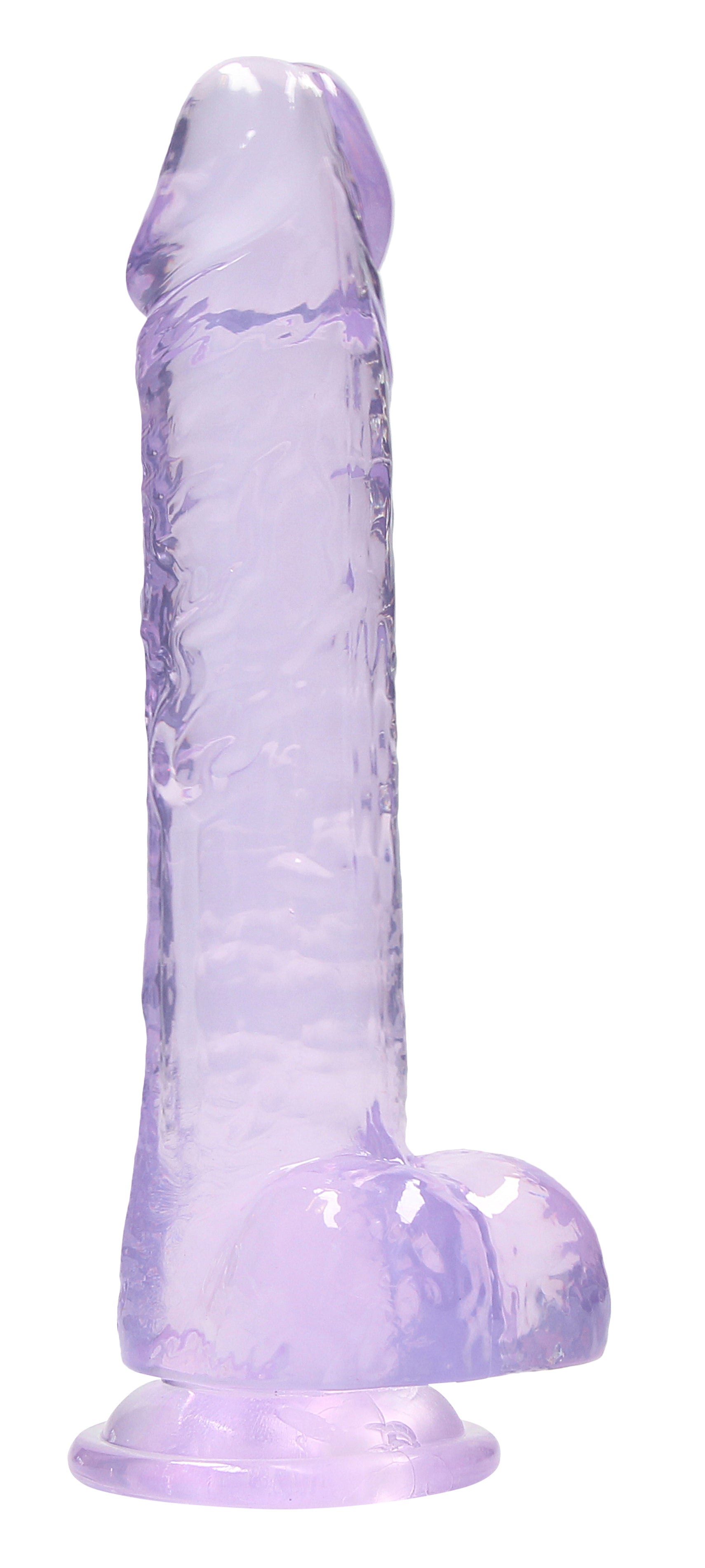 Realrock Crystal Clear (Transparent) – 8 Inch Realistic Dildo with Balls > Dildos > Realistic Dildos - Tophatter Daily Deals
