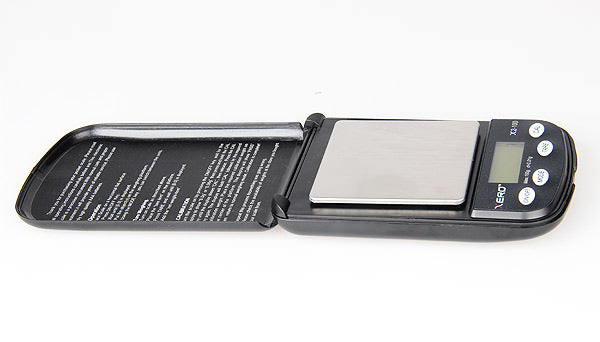 X2-100 Mini Digital Pocket Scale 100g x 0.01g Jewelry Scale Collectible Weapons - Tophatter Daily Deals