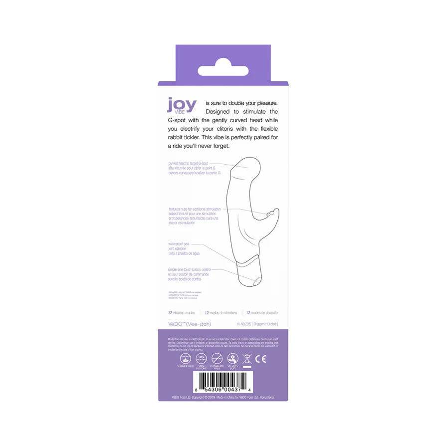 Joy Mini Vibrator Pink Wireless G-Spot and Clitoral Stimulator > Vibrators > Ladies > Rabbit - Tophatter Daily Deals