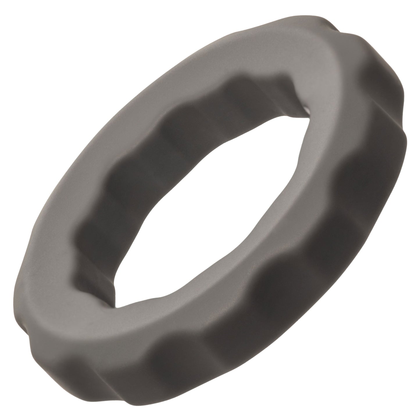 Alpha Liquid Silicone Erect Ring Stretchy Comfortable Gray Beaded Design > Cock Ring > Single - Tophatter Daily Deals