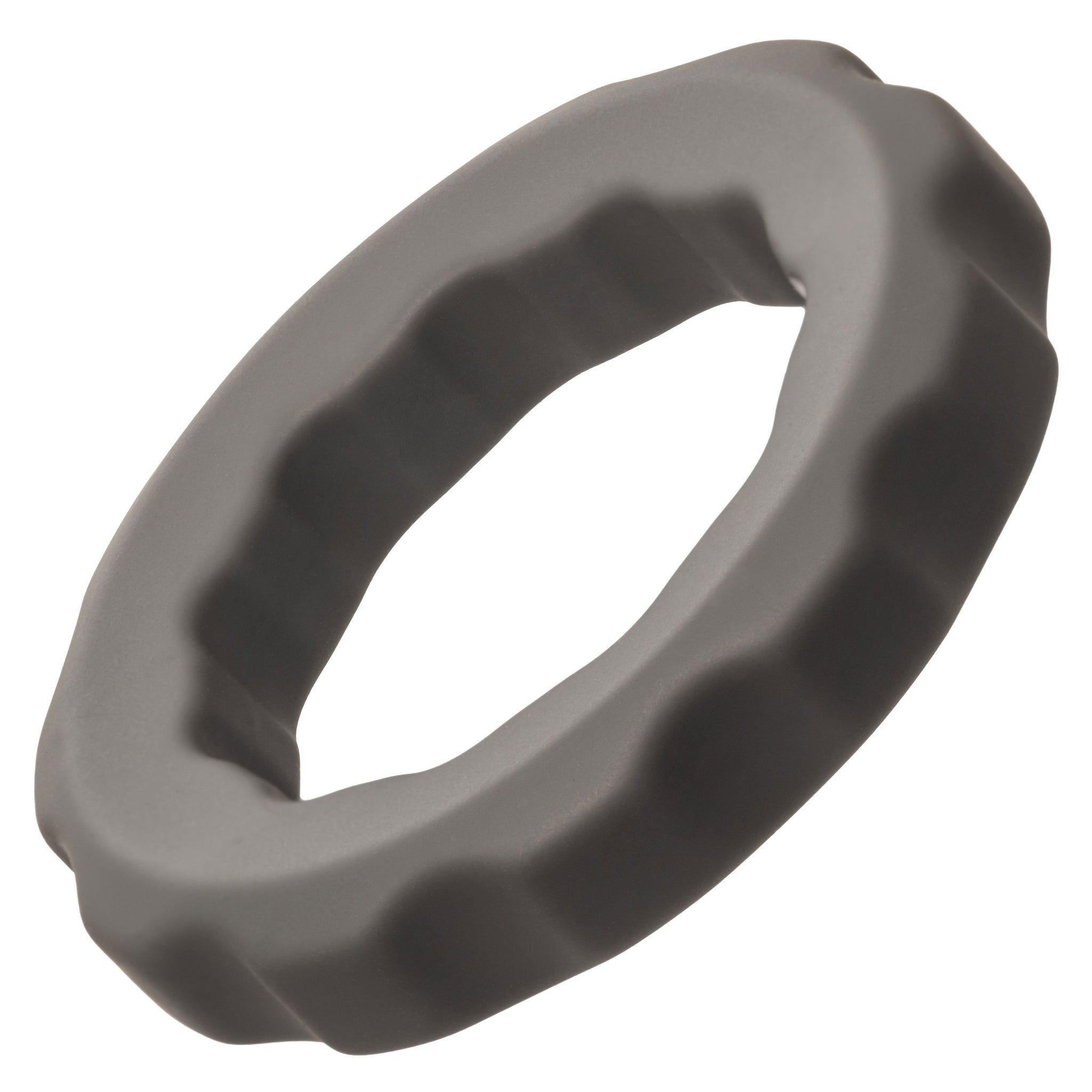 Alpha Liquid Silicone Erect Ring Stretchy Comfortable Gray Beaded Design > Cock Ring > Single - Tophatter Daily Deals