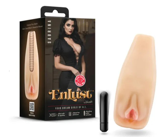 Enlust Sabrina – Male Masturbator With Bullet Vibrator > Sex Toys For Men > Masturbators > Vibrating - Tophatter Daily Deals