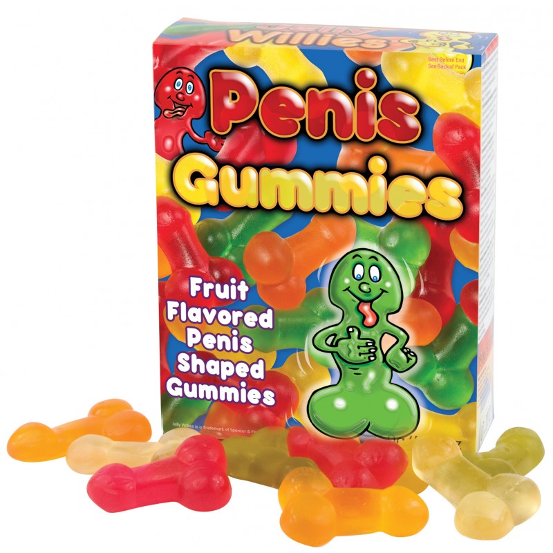 Penis Shaped Gummies – Assorted Flavors Edible Candy Gummies > Novelties > Candy & Edible Items - Tophatter Daily Deals