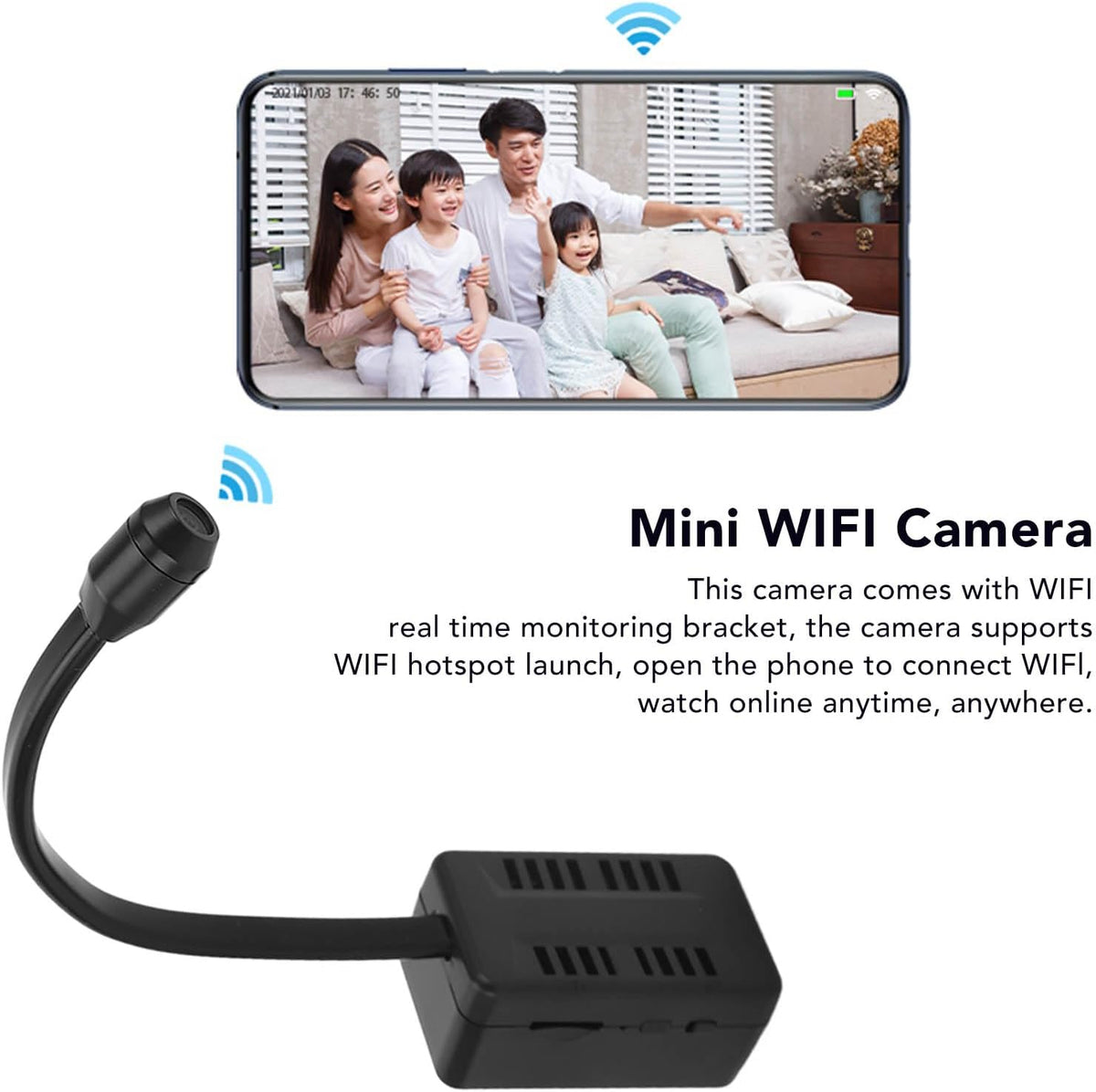 Mini WIFI Hidden Camera. - Tophatter Daily Deals