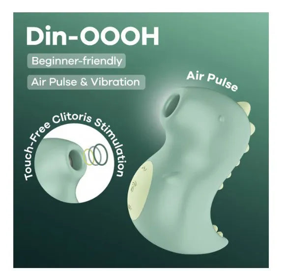 Satisfyer Din-Oooh – Compact Pressure Wave Vibrator with Two Motors > Sex Toys For Ladies > Air Pulsation - Tophatter Daily Deals