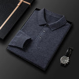 Soft Classic Men's Polo Sweater - Long Sleeve Knit, Casual - Tophatter Daily Deals
