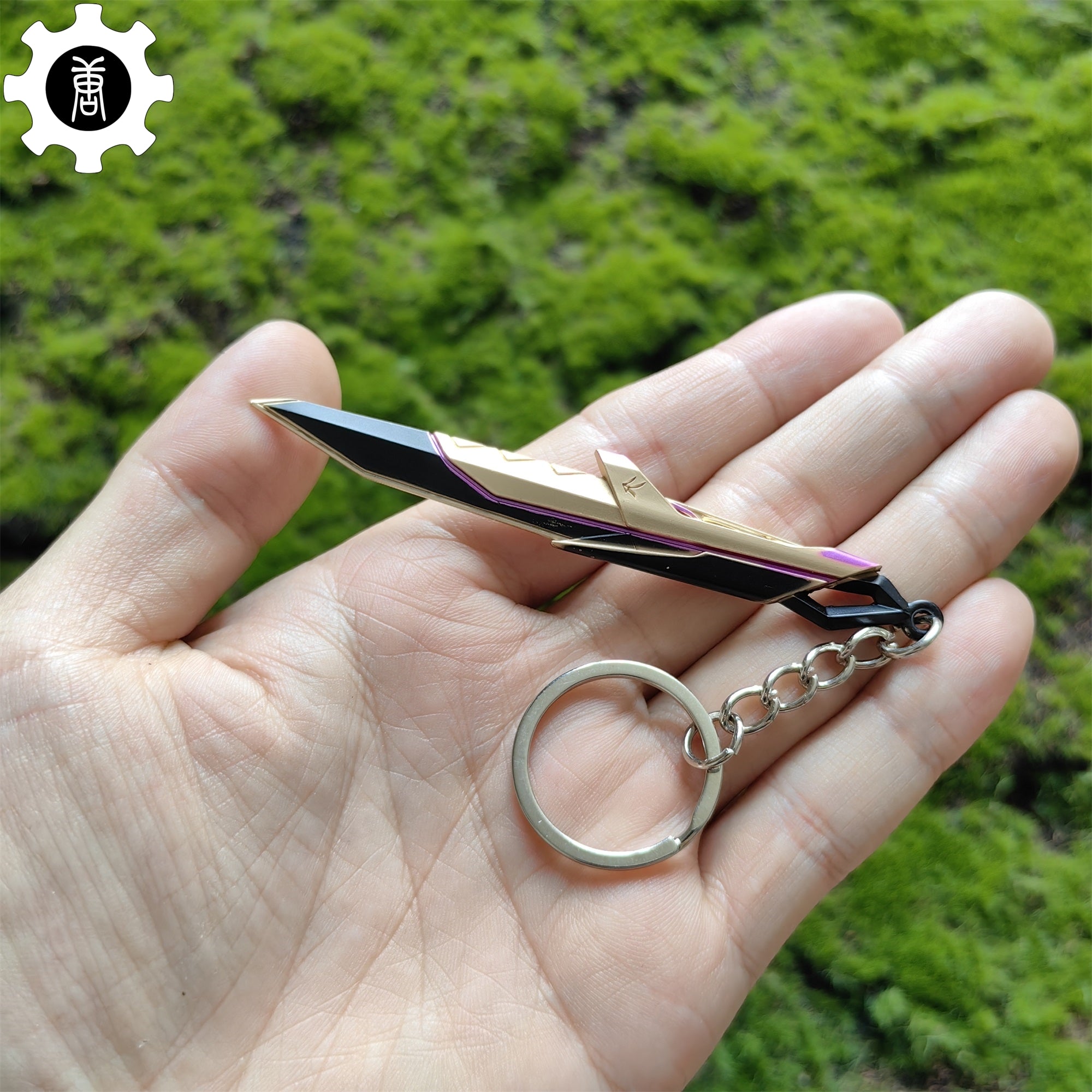 Mini XERØFANG Knife Tiny KeyChain Metal Pendant Purple - Tophatter Daily Deals