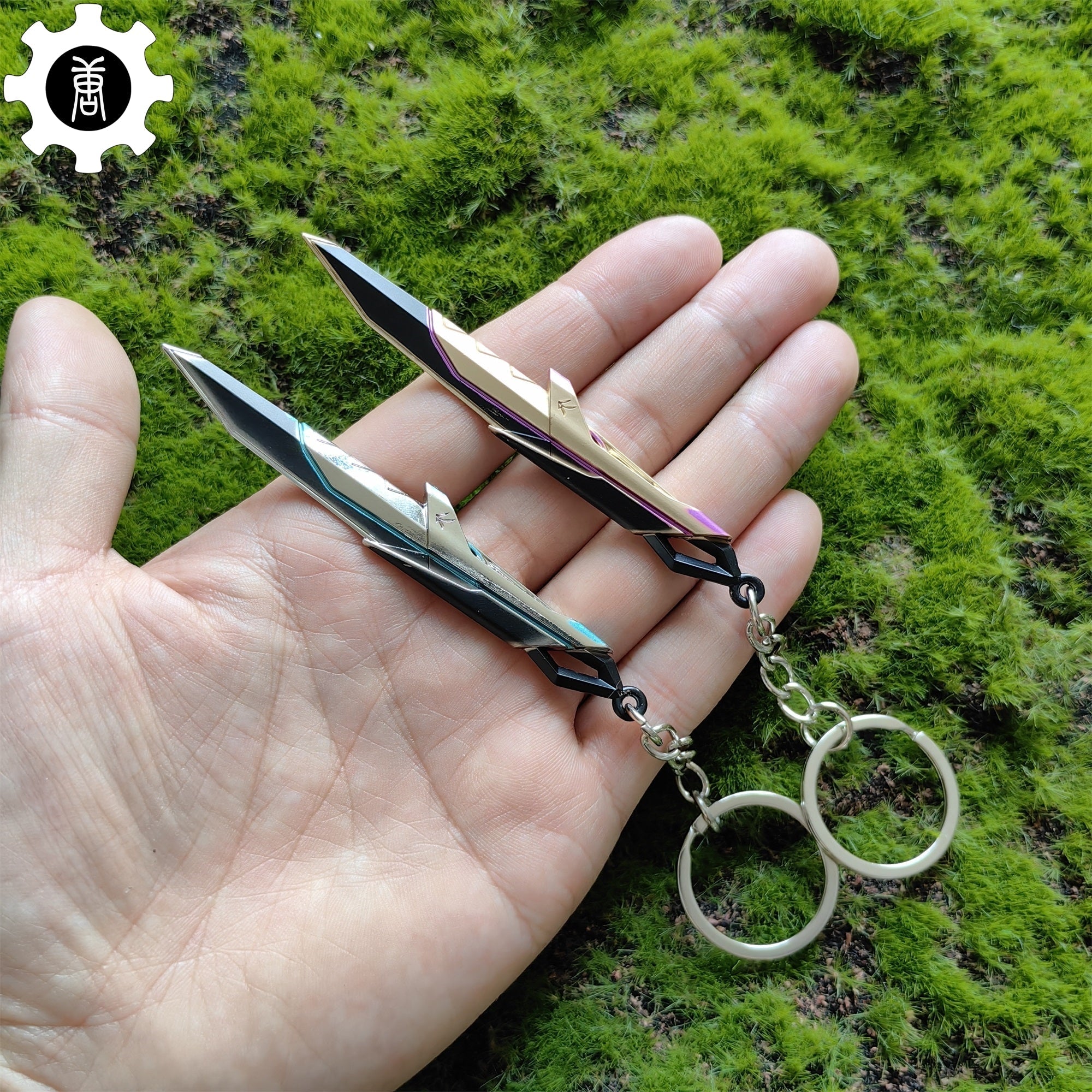Mini XERØFANG Knife Tiny KeyChain Metal Pendant 2 In 1 Pack - Tophatter Daily Deals