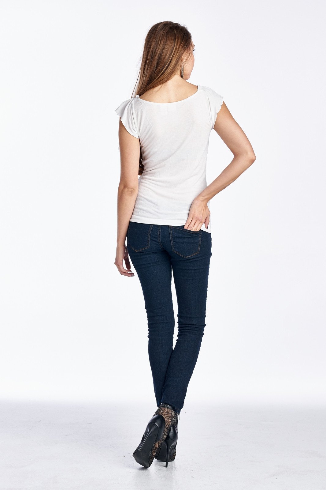 Women's Jersey Flutter Sleeve Top Tops - Tophatter Daily Deals