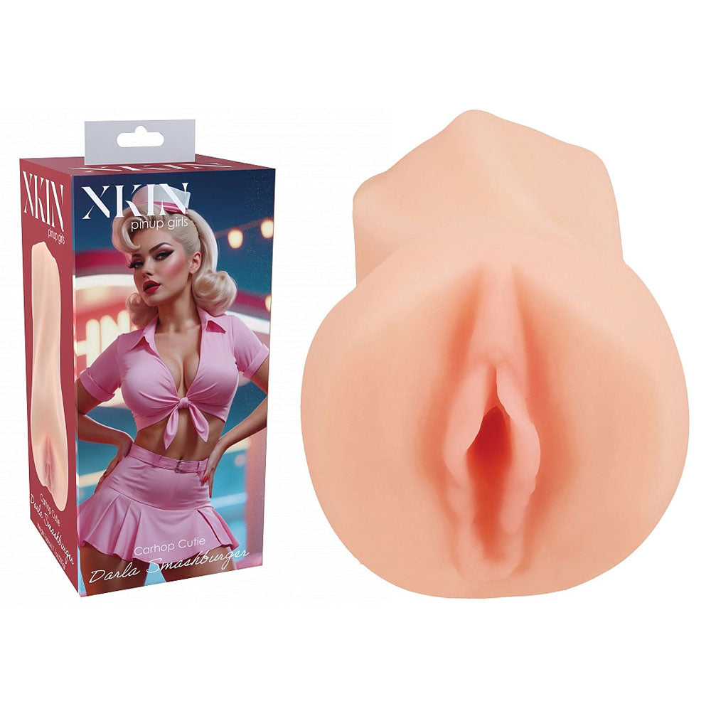 XKIN Pinup Girls Darla Smashburger (Pink) – 12.5 cm Vagina Stroker > Sex Toys For Men > Masturbators > Manual - Tophatter Daily Deals