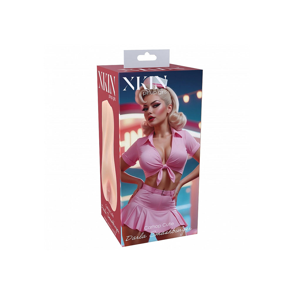 XKIN Pinup Girls Darla Smashburger (Pink) – 12.5 cm Vagina Stroker > Sex Toys For Men > Masturbators > Manual - Tophatter Daily Deals