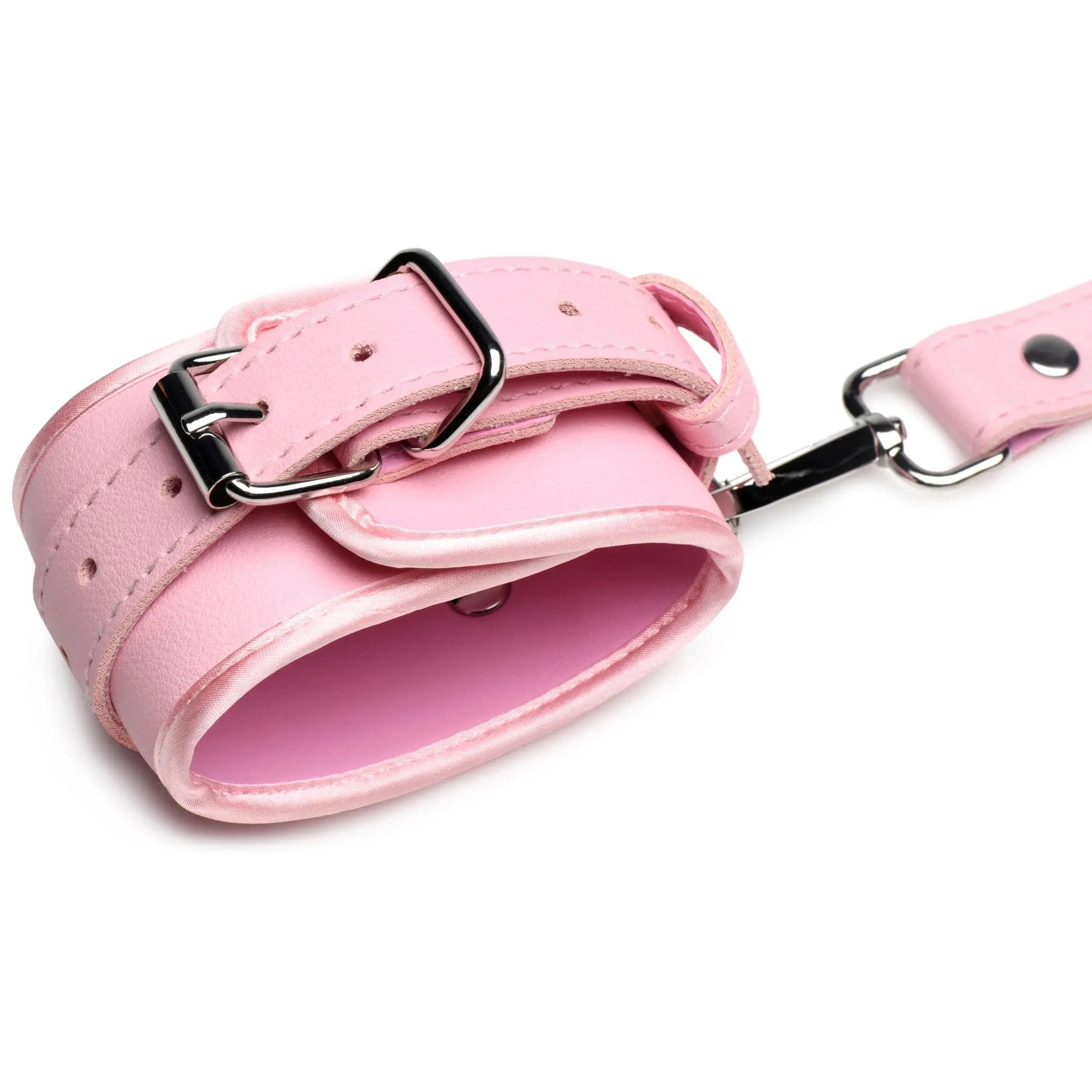 Bondage Harness with Bows (Pink) – Medium/Large Vegan Faux Leather Harness > Clothes > Womens Harnesses - Tophatter Daily Deals