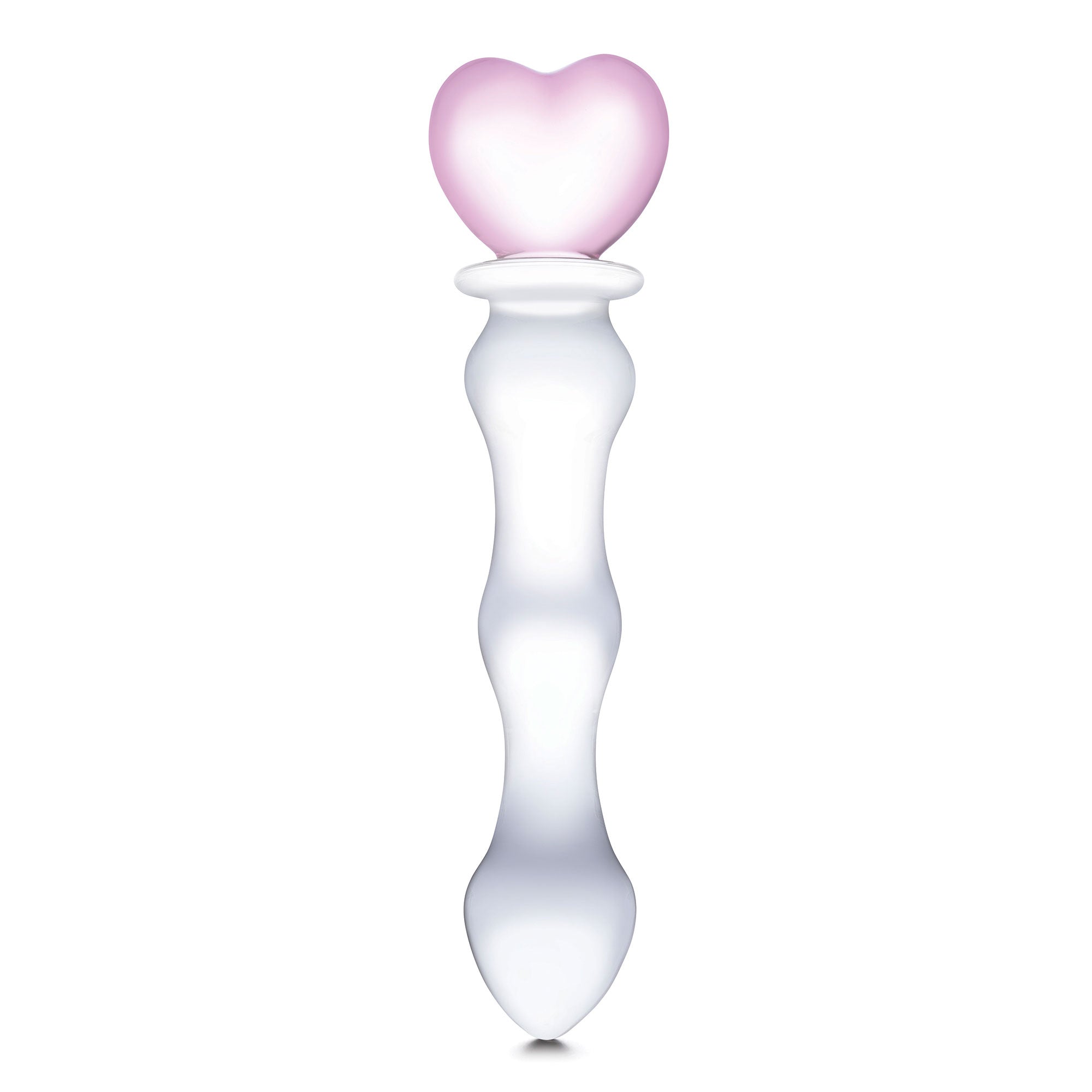 Glas Sweetheart (Pink) – Curved Glass Dildo 8 Inch > Glass > Dildos - Tophatter Daily Deals