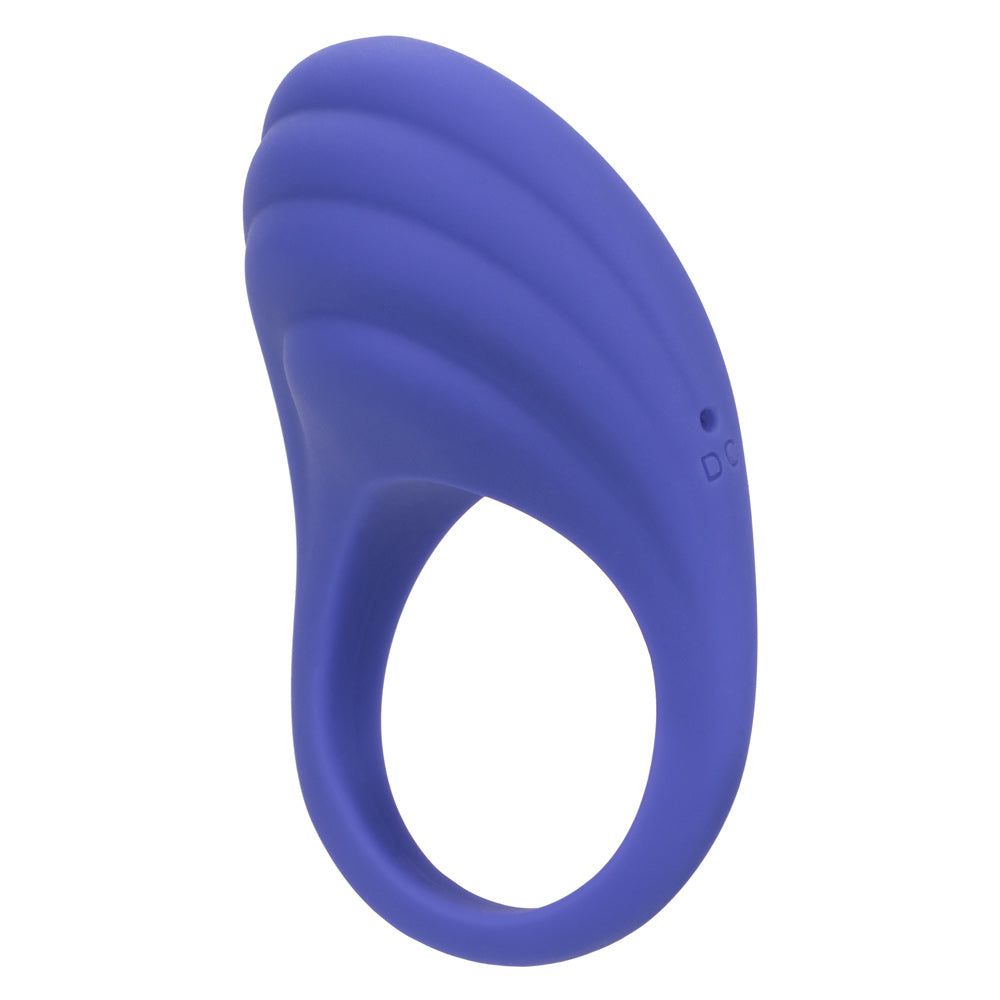 CalExotics Connect Couples Ring Blue Silicone App Controlled Waterproof Size Medium > Sex Toys > Remote Control Toys - Tophatter Daily Deals