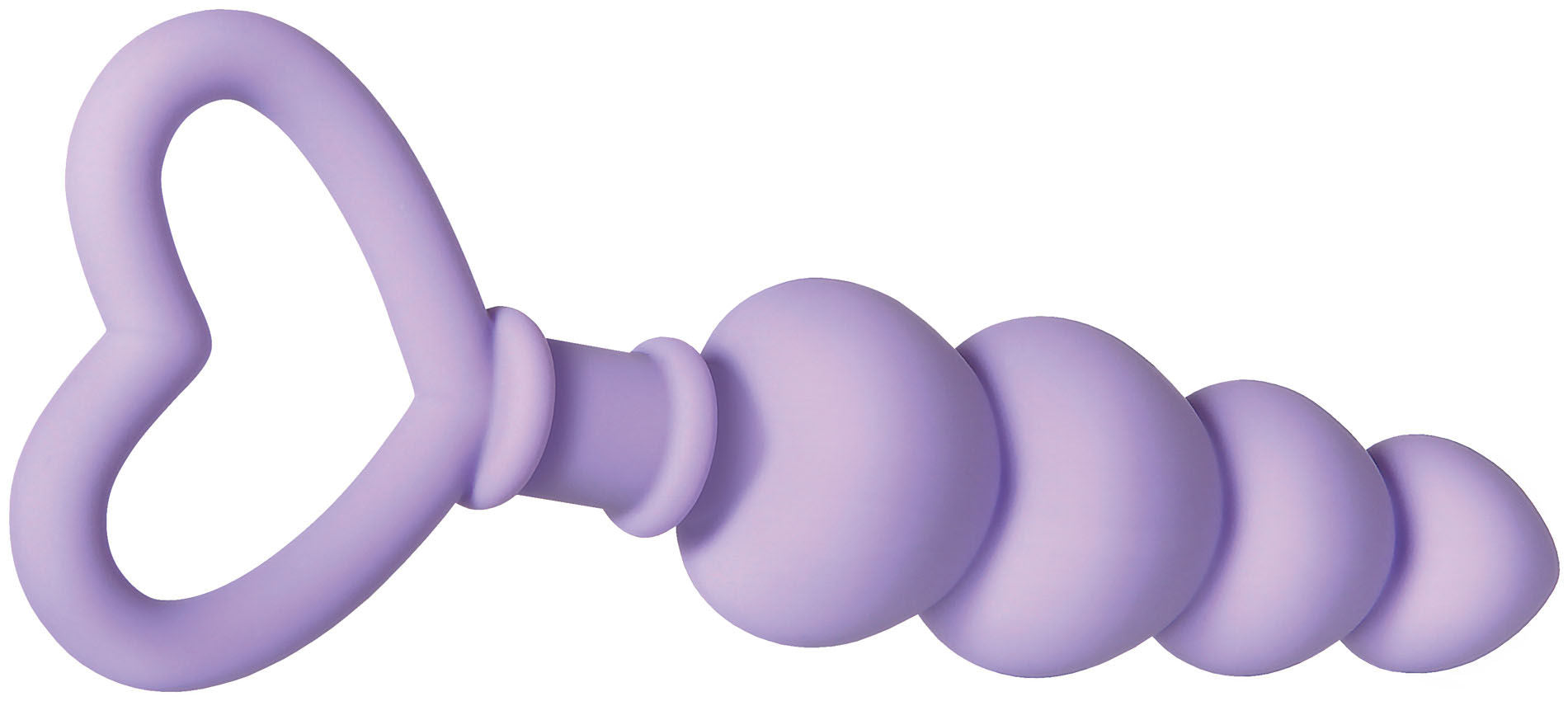 Sweet Treat Heart-Shaped Silicone Beads – 6.15" Flexible Graduated Butt Plug > Anal Range > Anal Beads - Tophatter Daily Deals