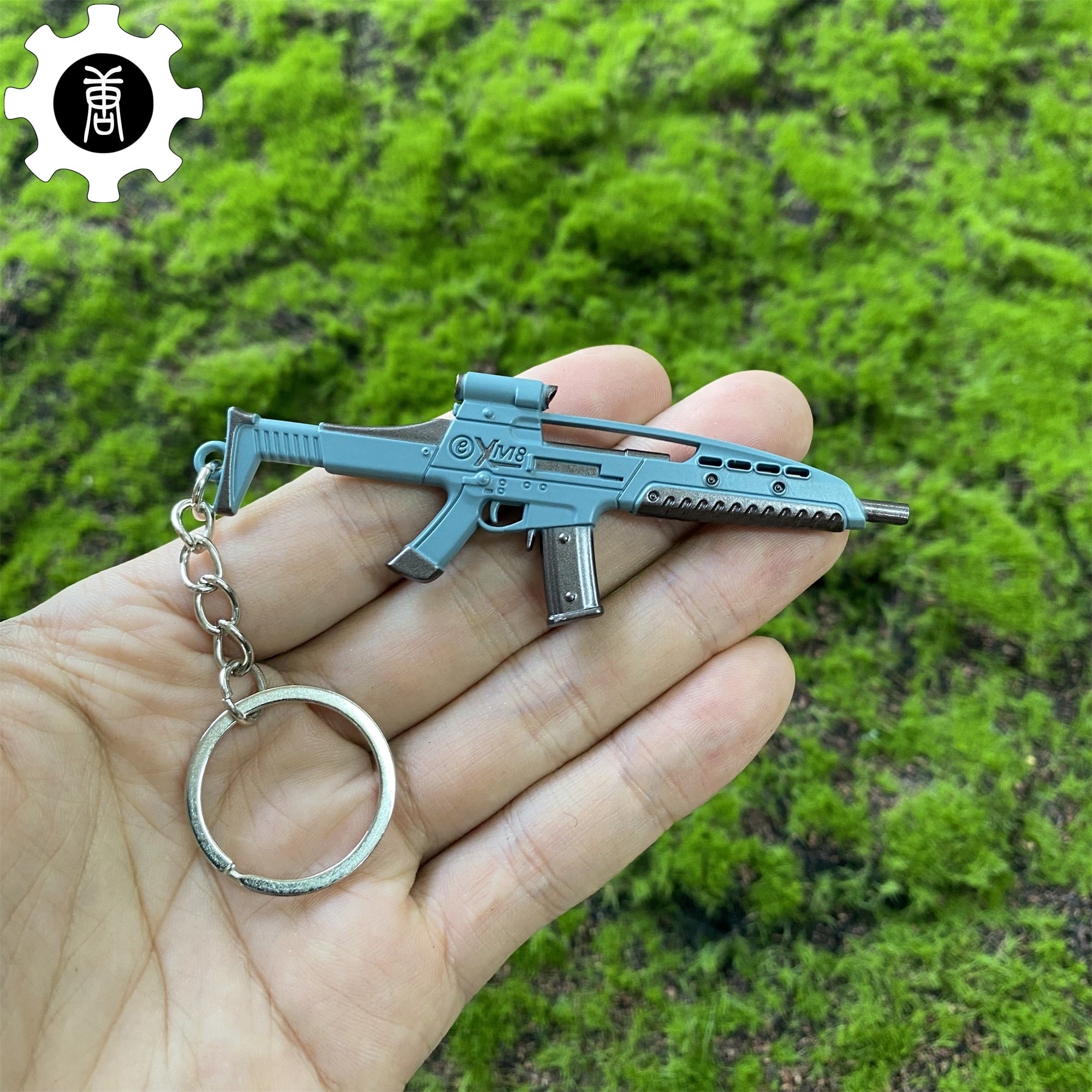 21 in 1 World Famous Assault Rifle Gun Keychain Metal Pendant For Military Hobby XM8 - Tophatter Daily Deals