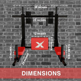 Wall Mounted Pull Up Bar - Multifunctional Wall Mounted Pull Up Bar/Chin Up bar,Dip Station for Indoor Home Gym Workout,Power Tower Set Fitness - Tophatter Daily Deals