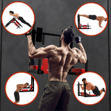 Wall Mounted Pull Up Bar - Multifunctional Wall Mounted Pull Up Bar/Chin Up bar,Dip Station for Indoor Home Gym Workout,Power Tower Set Fitness - Tophatter Daily Deals