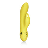 California Dreaming Venice Vixen Yellow Silicone Massager with 10 Vibration Functions and Waterproof Design > Vibrators > Ladies > Rabbit - Tophatter Daily Deals