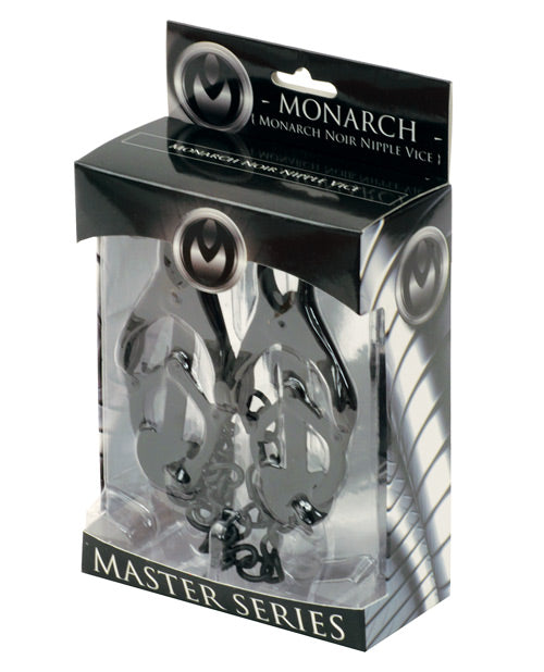Master Series Monarch Noir Nipple Vice Nipple Clamps - Tophatter Daily Deals