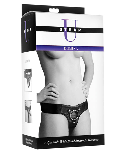 Domina Adjustable Wide Band Strap On Harness Harnesses - Tophatter Daily Deals