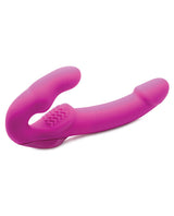 Evoke Rechargeable Vibrating Silicone Strapless Strap On Strap Ons - Tophatter Daily Deals