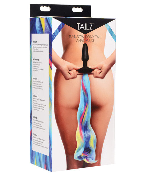 Rainbow Unicorn Plug Tails - Tophatter Daily Deals