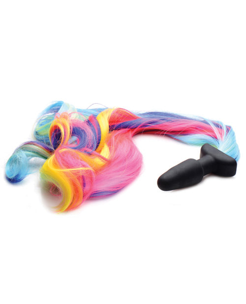 Rainbow Unicorn Plug Tails - Tophatter Daily Deals