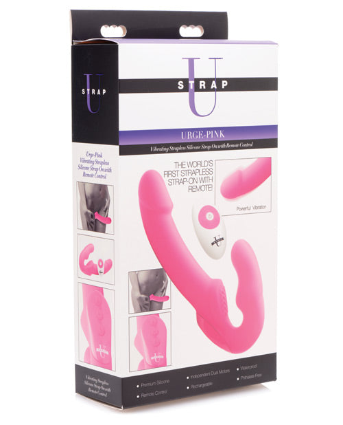 Urge Vibrating Strapless Silicone Strap On Dildoes & Dongs - Tophatter Daily Deals