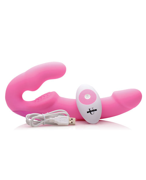 Urge Vibrating Strapless Silicone Strap On Dildoes & Dongs - Tophatter Daily Deals