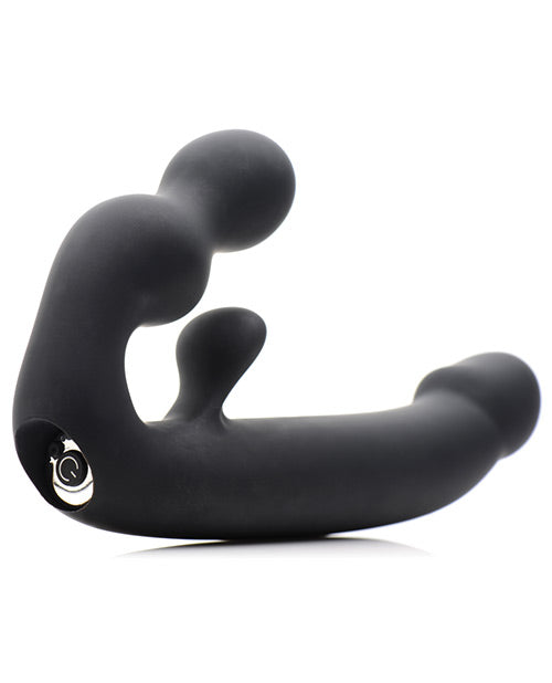 Tri-Volver 7x Vibrating Strapless Strap on Strap Ons - Tophatter Daily Deals