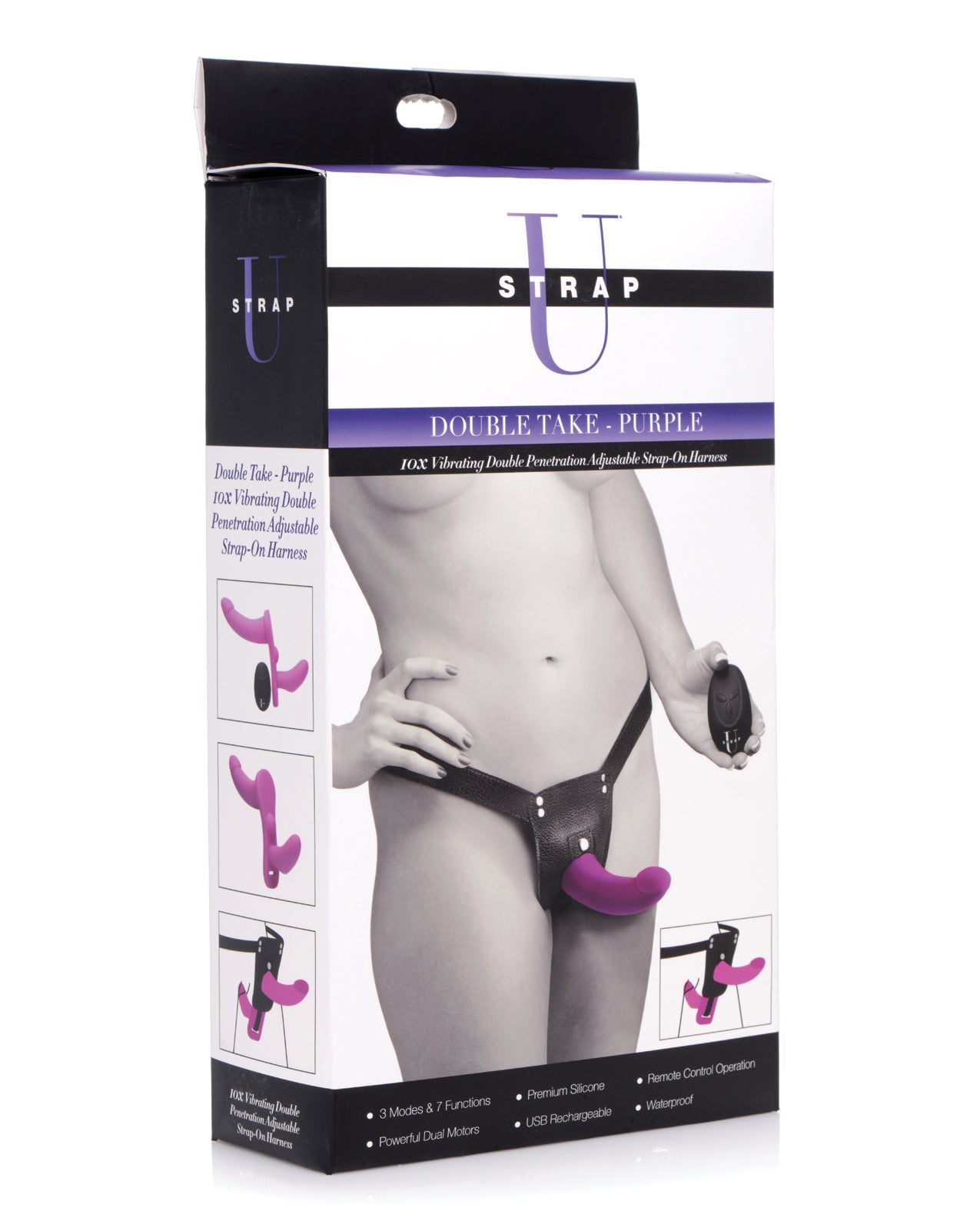 Double Take Vibrating Strap On Harness Strap Ons - Tophatter Daily Deals