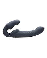 Ergo-Fit Twist: Inflatable & Vibrating Strapless Strap On Black Dildoes & Dongs - Tophatter Daily Deals