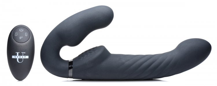 Ergo-Fit Twist: Inflatable & Vibrating Strapless Strap On Dildoes & Dongs - Tophatter Daily Deals