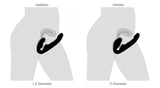 Ergo-Fit Twist: Inflatable & Vibrating Strapless Strap On Dildoes & Dongs - Tophatter Daily Deals