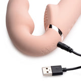 Ergo-Fit Twist: Inflatable & Vibrating Strapless Strap On Dildoes & Dongs - Tophatter Daily Deals