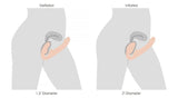 Ergo-Fit Twist: Inflatable & Vibrating Strapless Strap On Dildoes & Dongs - Tophatter Daily Deals