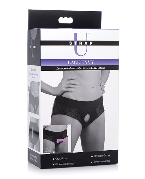 Lace Envy Crotchless Panty Harness Harnesses - Tophatter Daily Deals