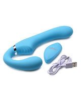 Mighty Rider 10x Vibrating Silicone Strapless Strap On Strap Ons - Tophatter Daily Deals
