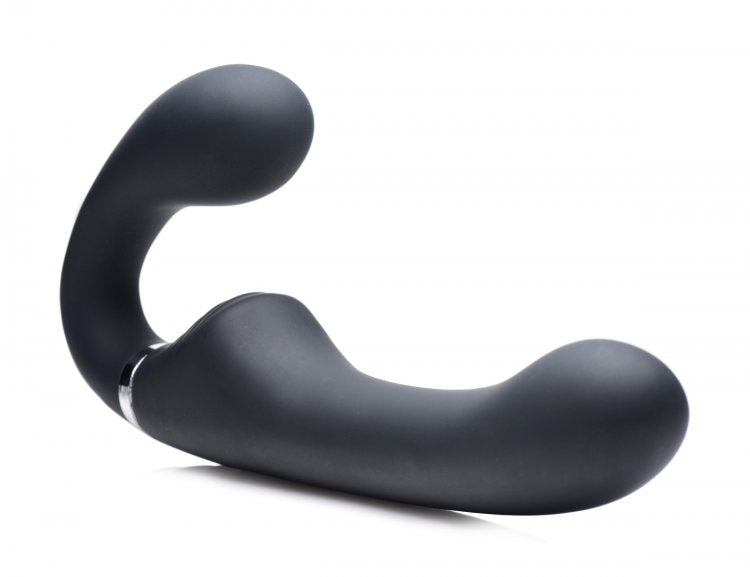 Mighty Rider 10x Vibrating Silicone Strapless Strap On Strap Ons - Tophatter Daily Deals