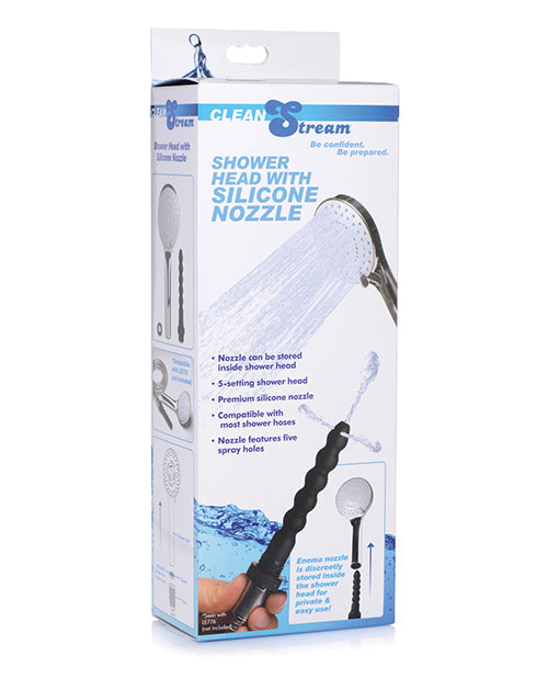 Shower Head with Silicone Enema Nozzle Douches - Tophatter Daily Deals