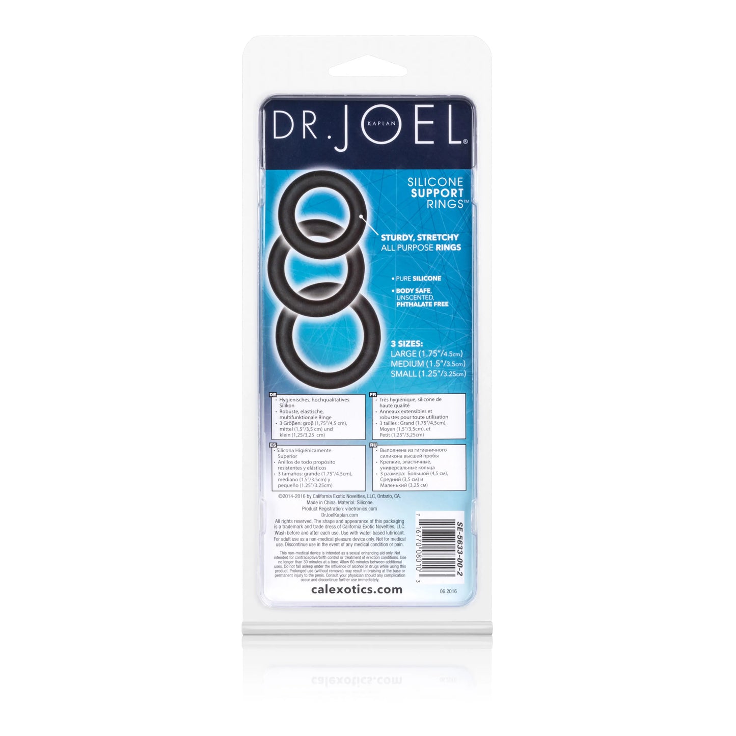 Dr. Joel Kaplan Silicone Support Rings – Hygienic Stretchy All-Purpose Rings > Cock Ring > Sets - Tophatter Daily Deals