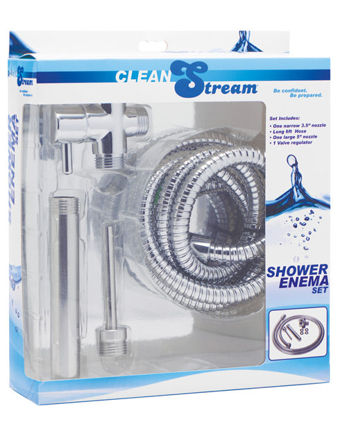 CleanStream Deluxe Metal Shower System Douches - Tophatter Daily Deals