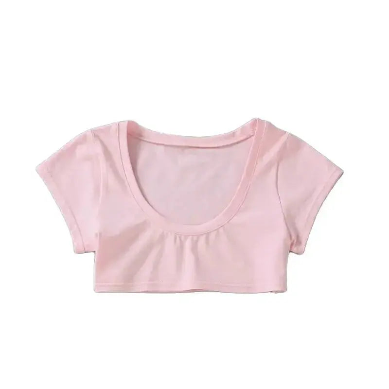 XUANSHOW New Fashion Cotton Crop Top Club Style Ultra Short Sleeves Tees Hot Exposed Breasts Erotic Women Sexy Girl's Tshirt - Tophatter Daily Deals